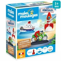 Nouveau 👍 Mako Creations Moulage Enfant Coffret Moulage En Plâtre - Véhicules - 3 Pcs ⭐