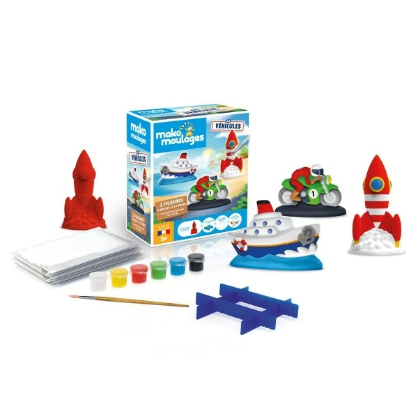 Nouveau đ Mako Creations Moulage Enfant Coffret Moulage En PlĂątre - VĂ©hicules - 3 Pcs â 4 Nouveau đ Mako Creations Moulage Enfant Coffret Moulage En PlĂątre - VĂ©hicules - 3 Pcs â â Image 2