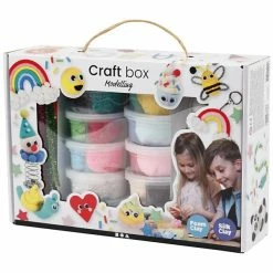 Modelage pour enfant Soldes 21 De gros 🔥 Creativ Company Coffret Pâte à Modeler Coffret Créatif Pâte à Modeler - Silk Et Foam Clay 👍