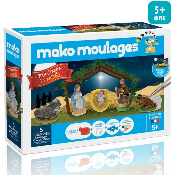 Bon marché 😀 Mako Creations Moulage Enfant Coffret Moulage En Plâtre - Ma Crèche De Noël - 5 Pcs 🤩 3 Bon marché 😀 Mako Creations Moulage Enfant Coffret Moulage En Plâtre - Ma Crèche De Noël - 5 Pcs 🤩