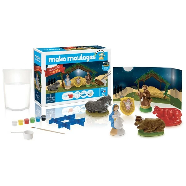 Bon marché 😀 Mako Creations Moulage Enfant Coffret Moulage En Plâtre - Ma Crèche De Noël - 5 Pcs 🤩 4 Bon marché 😀 Mako Creations Moulage Enfant Coffret Moulage En Plâtre - Ma Crèche De Noël - 5 Pcs 🤩 – Image 2