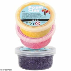 Bon marchĂŠ đ Creativ Company Pâte Ă Modeler Recharge Pâte Ă Modeler Autodurcissante Foam Clay - Classique Ou NĂŠon - 35 G đĽ°