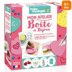 Modelage pour enfant Soldes 11 Top 10 ✔️ Mako Creations Moulage Enfant Coffret Moulage En Plâtre - Mon Atelier - Boîte à Bijoux - 1 Pce 💯