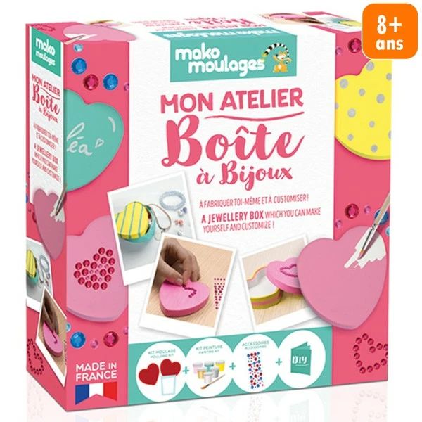 Top 10 ✔️ Mako Creations Moulage Enfant Coffret Moulage En Plâtre - Mon Atelier - Boîte à Bijoux - 1 Pce 💯 3 Top 10 ✔️ Mako Creations Moulage Enfant Coffret Moulage En Plâtre - Mon Atelier - Boîte à Bijoux - 1 Pce 💯