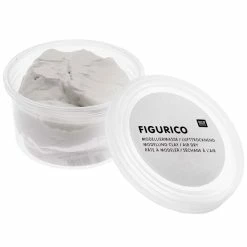Offres 🎉 Rico Design Pâte à Modeler Recharge Pâte à Modeler FIGURICO - Blanc - 150 G 🧨