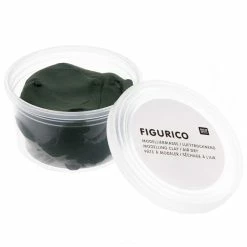 Meilleur prix ✔️ Rico Design Pâte à Modeler Recharge Pâte à Modeler FIGURICO - Vert Foncé  - 150 G 😍