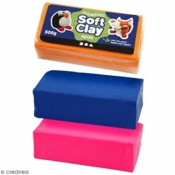 Sortie ⭐ Creativ Company Coffret Pâte à Modeler Pâte à Modeler Douce Soft Clay - 500 Gr 🛒
