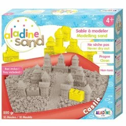 Coupon 😉 Aladine Kit Sable à Modeler Kit Créatif Sable Magique - Château - 550 G 🔥