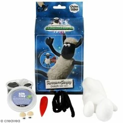 Les meilleures critiques de 😉 Creativ Company Coffret Pâte à Modeler Kit Activité Enfant - Modelage Silk Clay - Shaun Le Mouton 👏