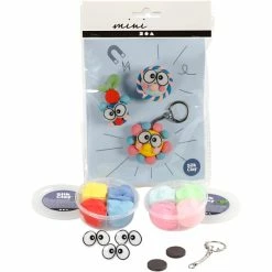 Budget ⌛ Creativ Company Coffret Pâte à Modeler Kit Créatif Silk Clay - Figurine Gros Yeux 🤩