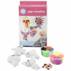 Sortie 🔔 Creativ Company Coffret Pâte à Modeler Kit De Modelage Foam Clay - Ugly Monsters ⭐