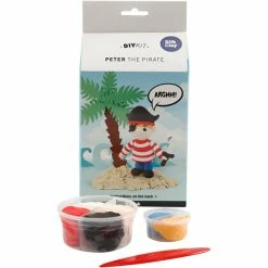 Vente flash 👍 Creativ Company Coffret Pâte à Modeler Kit Modelage Foam Clay - Pirate - 6 Couleurs 🥰