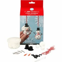Vente flash 🔔 Creativ Company Coffret Pâte à Modeler Kit Modelage Noël - Foam Clay - Bonhommes De Neige ✨