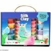 De gros 🤩 Creativ Company Coffret Pâte à Modeler Kit Modelage Pâte Silk Clay - 31 Pcs 🤩