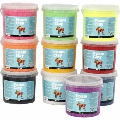 Les meilleures critiques de 🤩 Creativ Company Coffret Pâte à Modeler Foam Clay® , Couleurs Assorties, 10X560Gr ❤️