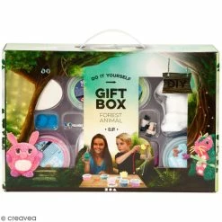 Grosses soldes 🤩 Creativ Company Coffret Pâte à Modeler Kit Activités Enfants - Modelage Animaux Marrants - 19 Pcs ⌛