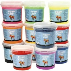 Tout neuf ⌛ Creativ Company Pâte à Modeler Recharge Foam Clay®, 12x560 Gr, Couleurs Assorties 🛒