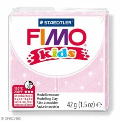 Remise ⌛ Pâte Fimo Kids Rose Perle 206 - 42 G 🤩
