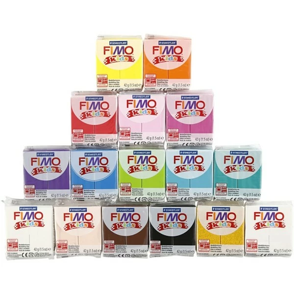 Acheter 🎉 Fimo Kids FIMO® Kids, 32x42 Gr, Couleurs Assorties 🤩 3 Acheter 🎉 Fimo Kids FIMO® Kids, 32x42 Gr, Couleurs Assorties 🤩