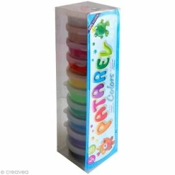 Offres 💯 Coffret Pâte à Modeler Pâte à Modeler Patarev - 10 Pots De 18 Gr 😍