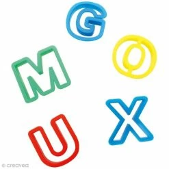 Acheter ✔️ DTM Outil Pâte à Modeler Emporte Pièce à Pâte à Modeler - Alphabet X26 💯