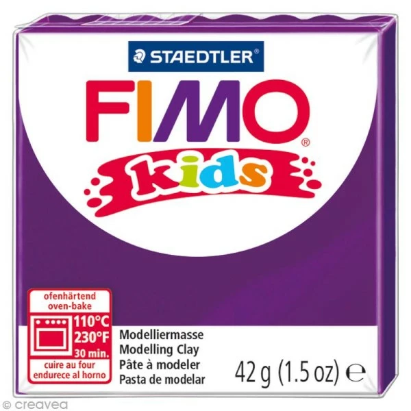 Bon marché 😀 Pâte Fimo Kids Violet 6 - 42 Gr ⭐ 3 Bon marché 😀 Pâte Fimo Kids Violet 6 - 42 Gr ⭐