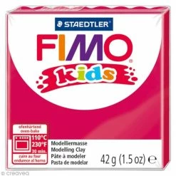 Meilleur prix 🧨 Pâte Fimo Kids Rose Fuchsia 220 - 42 Gr 👍