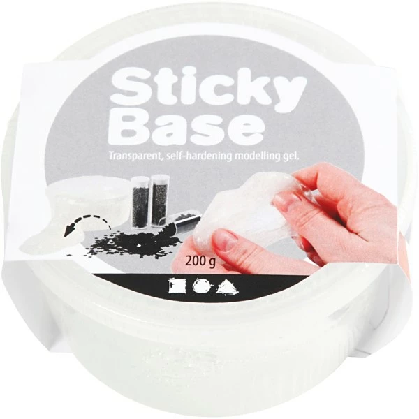 Meilleure vente ⌛ Creativ Company Pâte à Modeler Recharge Sticky Base - Pâte Transparente Autodurcissante - 200 G ✔️ 3 Meilleure vente ⌛ Creativ Company Pâte à Modeler Recharge Sticky Base - Pâte Transparente Autodurcissante - 200 G ✔️