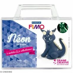 De gros 🛒 Graine Créative Coffret Pâte à Modeler Kit Figurine Fimo - Néon Le Dragon 🎉