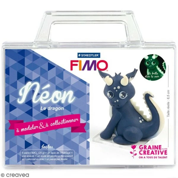 De gros đ Graine CrĂ©ative Coffret PĂąte Ă Modeler Kit Figurine Fimo - NĂ©on Le Dragon đ 3 De gros đ Graine CrĂ©ative Coffret PĂąte Ă Modeler Kit Figurine Fimo - NĂ©on Le Dragon đ