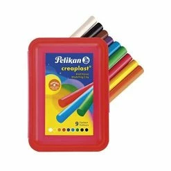 Offres 💯 Pelikan Coffret Pâte à Modeler Pâte à Modeler "Creaplast" - Assortie - Rouge 😍