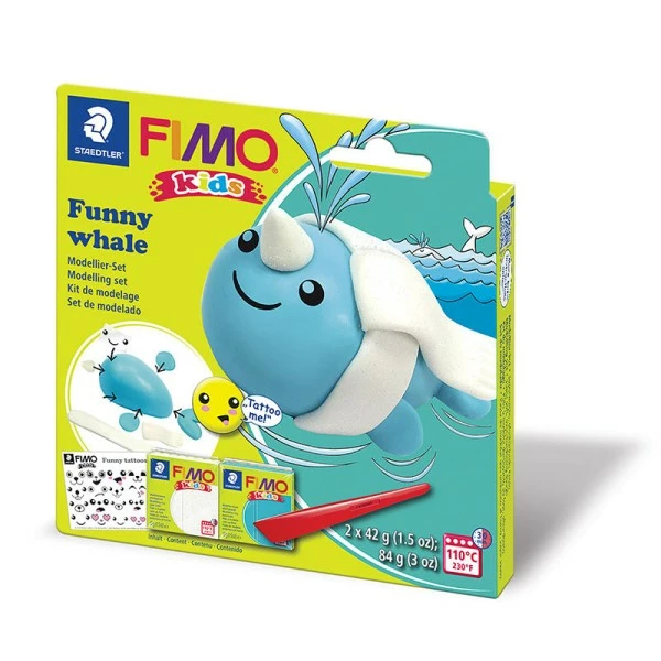 Grosses soldes 𼰠Staedtler Fimo Kids Coffret Modelage Enfant - Pâte Polymère - Baleine â¤ď¸ 3 Grosses soldes 𼰠Staedtler Fimo Kids Coffret Modelage Enfant - Pâte Polymère - Baleine â¤ď¸