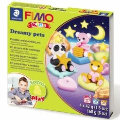 Remise 🔔 Graine Créative Fimo Kids Coffret Pâte Polymère - Animaux De Rêve 💯