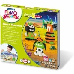 Tout neuf 🔔 Fimo Fimo Kids Kit De Modelage Form & Play "Space Monster" 😀