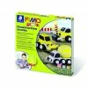 Coupon 🔔 Fimo Fimo Kids Kit De Modelage Form & Play "Construction Trucks" ⌛