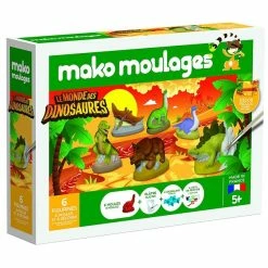 Modelage pour enfant Soldes 13 Acheter 🤩 Mako Creations Moulage Enfant Coffret Moulages En Plâtre - Le Monde Des Dinosaures - Mako Moulages - 6 Moules 🤩
