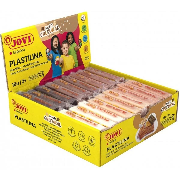 Tout neuf 💯 Pâte à Modeler Recharge Pâte à Modeler Jovi Pack De 18 Unités De 50 Grammes Multi Cultural 🔥 4 Tout neuf 💯 Pâte à Modeler Recharge Pâte à Modeler Jovi Pack De 18 Unités De 50 Grammes Multi Cultural 🔥 – Image 2