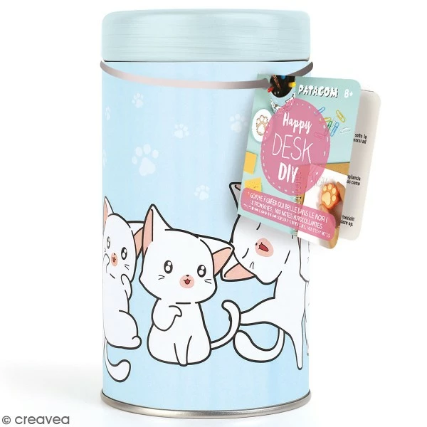 Bon marché 🧨 Graine Créative Kit Patagom Boîte En Métal - Chat ✔️ 3 Bon marché 🧨 Graine Créative Kit Patagom Boîte En Métal - Chat ✔️