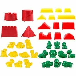 Le moins cher 𤊠Creativ Company Accessoires Sable Ă Modeler Moules Sable Ă Modeler Sandy Clay - Animaux, Dinosaures, Château Et Formes GĂŠomĂŠtriques - 36 Pcs â