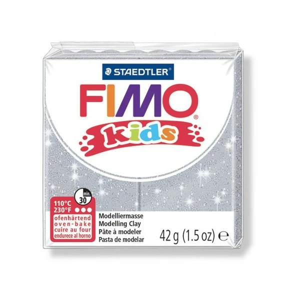 Remise đ Czech Beads Exclusive FIMO Kids 42g - Argent Avec Paillettes Enfants De La Pâte Ă Modeler, Argile Polymère, Argile De L'Ar đ 3 Remise đ Czech Beads Exclusive FIMO Kids 42g - Argent Avec Paillettes Enfants De La Pâte Ă Modeler, Argile Polymère, Argile De L'Ar đ