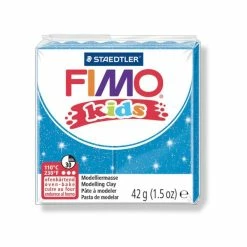 De gros 👍 Czech Beads Exclusive FIMO Kids 42g - Enfants Bleu Avec Des Paillettes En Pâte à Modeler, Argile Polymère, Argile De L'Art 🧨