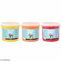 Vente flash ⌛ Creativ Company Pâte à Modeler Recharge Pâte à Modeler Autodurcissante Foam Clay - Classique - 560 G 👍