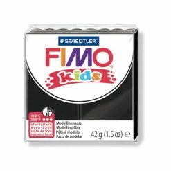 Vente flash 😍 Czech Beads Exclusive FIMO Kids 42g - Les Enfants De La Pâte à Modeler Noire, Des Fournitures D'Artisanat, Argile Polymère ⭐
