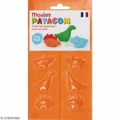 Remise ✔️ Moules Patagom Graine Créative - Dinosaures - 3 Pcs 🌟
