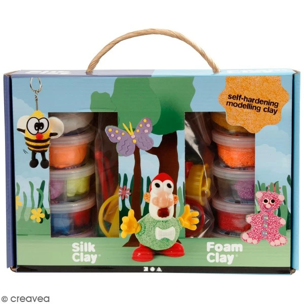 Offres đ Creativ Company Coffret Pâte Ă Modeler Kit Modelage Pâtes Foam Clay Et Silk Clay â 3 Offres đ Creativ Company Coffret Pâte Ă Modeler Kit Modelage Pâtes Foam Clay Et Silk Clay â