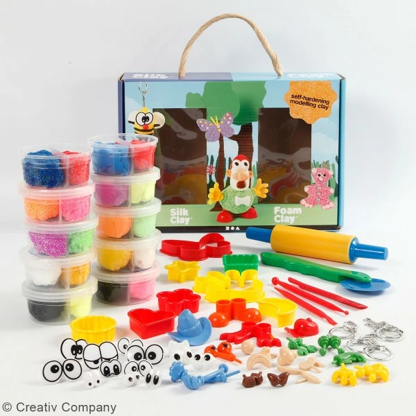 Offres đ Creativ Company Coffret Pâte Ă Modeler Kit Modelage Pâtes Foam Clay Et Silk Clay â 4 Offres đ Creativ Company Coffret Pâte Ă Modeler Kit Modelage Pâtes Foam Clay Et Silk Clay â â Image 2