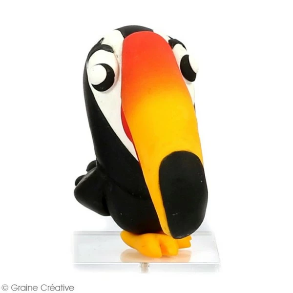 Sortie đ Graine CrĂ©ative Coffret PĂąte Ă Modeler Kit Figurine Fimo - El Paco Le Toucan đ„ 4 Sortie đ Graine CrĂ©ative Coffret PĂąte Ă Modeler Kit Figurine Fimo - El Paco Le Toucan đ„ â Image 2