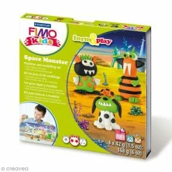 Coupon â¤ď¸ Graine CrĂŠative Kit Pâte Fimo Kids - Monstre De L'espace - Niveau Moyen đ