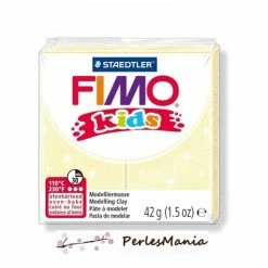 Meilleure vente 👏 Perlesmania 1 PAIN PATE FIMO KIDS JAUNE PERLE 42gr REF 8030-106 🎁
