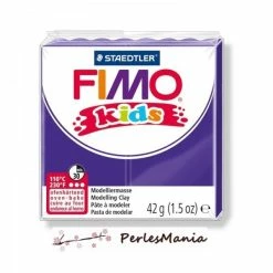 Meilleur prix ✨ Perlesmania 1 PAIN PATE FIMO KIDS VIOLET 42gr REF 8030-6 ✨